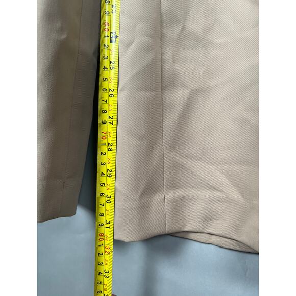 Ann Taylor NWT The Wide Leg High Rise Polyester Size 8 Beige - Picture 5 of 8